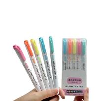 5/15Pcs Double Head Highlighter Quick Dry Fluorescent Markers for Card Making Journaling Scrapbooking Calendar Planner