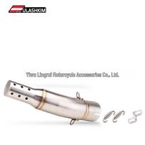 Stainless Steel Mid-Pipe for CFMoto NK400 Motorcycle Exhaust Modification