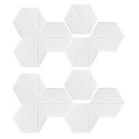 Set of 12 Self Adhesive Acoustics Foam Panels Soundproof Wall Panels Suitable for Recordings Studios and Classrooms balta