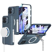 Google Pixel 10 Pro Fold Magnetic Wireless Charging Phone Case with Bracket Hinge Pixel 10 Pro Fold