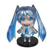 Anime Hatsune Miku Figure Mini Character Ornaments Cute And Charming Pink Green Hatsune Home Desktop Decoration Adult Toy Kid Birth Date Present