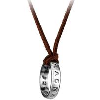 Filmo žaidimas Uncharted 4 karoliai Nathan Drake Cosplay Ring vaizdo žiedo karoliai black