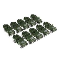 10pc Military Jeep Car Vehicle Models Toy Soldier Action Figure Accessories