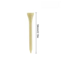 50PCS Bamboo Wooden Golf Tees 4 Sizes 42mm/54mm/70mm/83mm Golf Ball Holder Training Golf Accessories 5.4cm-5PCS