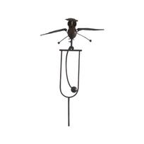 Metal Owl Garden Stake Animal Sculpture for Outdoor Yard Lawn Patio Pathway Landscape Decoration Ornament Statue