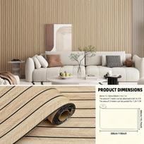 3D Imituotos medienos rašto lipni sienų lipdukas svetainei ar miegamajam 40cm*300cm Self-Adhesive Roll gray