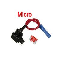 12V Fuse Holder Add-a-circuit TAP Adapter Micro Mini Standard ATM APM Blade Auto Fuse with 10A Blade Car Fuse With Holder Micro black