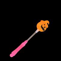 Festive Halloween Party Props With Glowing Handheld Batons In Pumpkin And Ghost Styles Witch