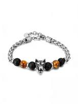 Nordic Wild Wolf Spirit Stainless Steel Bracelet, Unisex Jewelry for Those Seeking Wild Power, Stylish Accessory for Men and Wom