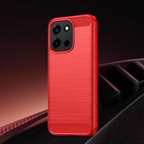 For OnePlus Nord 6 Case Brushed TPU Cases OnePlus Nord 6 Cover Shockproof Anti-Slip Protective Phone Cover For OnePlus Nord 6 OnePlus Nord 6 raudona