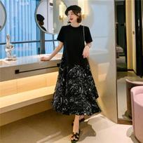 Summer Women's Dress Plus Size Loose Big Hem Fashion Dresses L juoda
