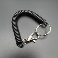 Spring Keychain Creative Retractable Elastic Rope Anti-lost Male and Female Bracelet Chain Ring Ins Student Bag Couple Pendant juoda
