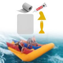 Kayak Patch DIY Inflatable Pool Buoys Repair Tape with 60ml Glue Boat Cover for Canoe pilka