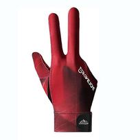 Elasticity Billiard Glove Spandex Three Fingers Glove High-quality Snooker Glove Black&Red-Right Hand