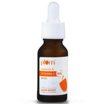Plum 15% Vitamin C Advanced Serum for Glowing Skin 20ml | Hydrating, Non-Irritating, Reduces Dark Spots