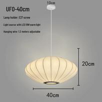 Mid-century Flying Saucer Pendant Lamp