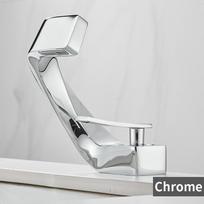 Bathroom Deck Mounted Basin Faucet Black Sink Tap Single Hole Water Tap Hot and Cold mitigeur salle de bain mixer faucet