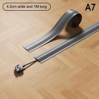 4.2/5.5M PVC laido dangalas Grindims Laido dangalas grindims Minkštas grindų laido dangalas Laido paslėpimas Grindų laido tvarkymas Kabelių apsauga gray