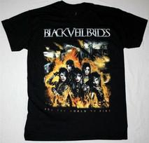 BLACK VEIL BRIDES SET THE WORLD ON FIRE Shirt Black Unisex S-2345XL M