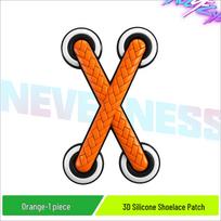 Honda NS125LA & Sym Fiddle 4 3D Decals Fun Shoelace Car Body Stickers oranžinė