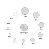N52 Neodymium-Iron-Boron Round Magnet Sheet - Strong Refrigerator Sticker and Magnetic Buckle. Diameter 2*1mm (Negative Tolerance)