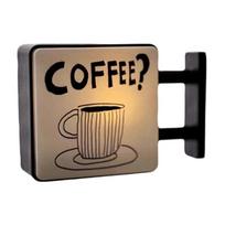 Coffee Theme Fridge Magnet Ornament With Soft Lighting Ideal For Kitchen Decoration And Party Use