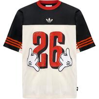 Adidas Originals X Disney Mickey Mouse Sports Crew Neck Short Sleeve T-Shirt Unisex Tops KU3104 L black