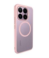 Skirta Xiaomi 17T Pro Skirta Magsafe Magnetinis Matinis PC Telefono Dėklas Skirta Xiaomi 17 Max Belaidžio Įkrovimo Kietas PC Atsparus Smūgiams Dangtelis For XIaomi 17T Pro rožinė