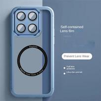 For Xiaomi 15T Pro 17T Pro Camera Protection Film Case For Mi 15T Pro Soft Silicone Wireless Charging Shockproof Cover Bumper For Xiaomi 17T Pro mėlyna