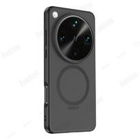 For OPPO Find X9 Ultra Transparent Magnetic Matte PC Case For Find X9 Ultra Magsafe Wireless Charging Adsorption Cover Bumper For Find X9 Ultra