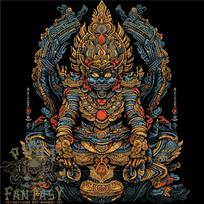 Ogoh Ogoh Demon Evil Spirits Mens Light Cotton T-shirt XXL