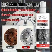 1 Bottle Fast-Acting Multi-Purpose Rust Remover Spray for Cars, Trucks, Motorcycles, Bicycles & Home Use - Safe Formula Dissolve 100ml