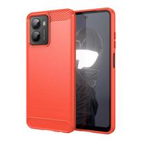 HMD Fusion dėklui HMD Fusion dangteliui Funda Atsparus smūgiams Šlifuotas TPU Neslystantis silikoninis Apsauginis telefono galinis dangtelis HMD Fusion HMD Fusion raudona