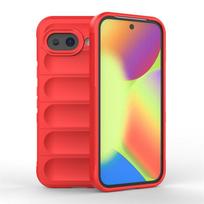 For Google Pixel 10a Case Google Pixel 10a Cover Bumper Shockproof Anti-fingerprint Luxury TPU Phone Cover For Google Pixel 10a Google Pixel 10a raudona