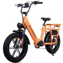 MAXTURN Voyager 2.0 Suaugusiųjų Elektrinis Dviratis 750W Variklis 48V 15AH Baterija 20 Colių Padangos Visureigis Off Road E-Dviratis Kasdienis Važiavimas Lauke oranžinė