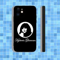Japanese Hysteric Glamour Phone Case For iPhone 16,15,14,13,12,11,Pro,Max,Plus,X,XS,XR,SE,8,7,Mini,Soft Silicone Black Case iPhone16e