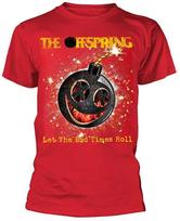 The Offspring Aštrus padažas Blogi laikai Suaugusiųjų Raudoni Unisex Marškinėliai S