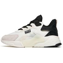 Anta Magic Cube Synthetic Leather Fabric Refuse Mediocrity Non-Slip Wear-Resistant Shock Absorption Low-Top Dad Shoes Women sneaker 122148808-2 38.5 white