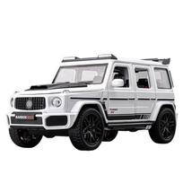 1/22 mastelio metaliniai lieto modelio Brabus G800 žaisliniai automobiliai, guminės padangos, visureigių transporto priemonių žaislai, 6 durys atsidaro, visureigių kolekcijos modelis, berniukų dovanos juoda