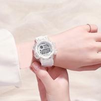 Electronic Watch, Transparent Case, Medium Dial, Male and Female Student Watch balta