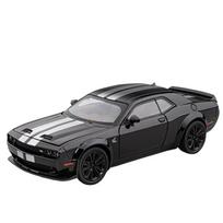 1/22 Dodge Challenger SRT Hellcat Alloy Musle Car Model Diecasts Metal Sports Car Vehicles Model Sound Light Childrens Toy Gift juoda