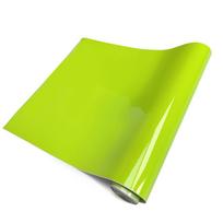 Car Stickers Bright Vinyl Film Self-adhesive Waterproof Decoration Films Auto Body Color Changing Wrap Film for Car Accessories 10x150cm citrinos geltonos spalvos