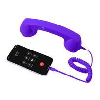 Klasikinio telefono ragelio dizaino ausinės USB C laisvų rankų įranga su triukšmą slopinančiu mikrofonu biurui ir namų naudojimui 1