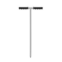 Soil Sample Probe Stainless Steel T-Style Handle Soil Test for Plant Care Garden 1