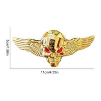 Angelo sparno automobilio lipdukai 3D metalinis skeletas automobilio emblema dekoravimo lipdukas metalinis automobilio emblema madingi automobilio ženkleliai lipdukai audinys auksas