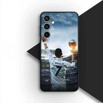 Telefono dėklas Motorola Moto Edge 70 60 Fusion NEO Pro G Stylus G56 G96 G04 G05 20 Dėklas Futbolas Nr. 7 Karalius CR7s Futbolas Nr. 7 Motorola Moto G56