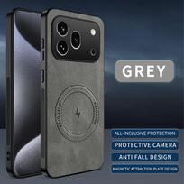 For Honor 600 500 400 Pro Lite Smart Luxury Classic Leather Magnetic Phone Case For Honor Magic 8 Pro 8 Cover Honor 600 pilka spalva
