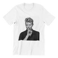 David Bowie Marškinėliai su plakatu Muzika Roko Grupė T-shirt David Bowie Grafika Unisex Marškinėliai L