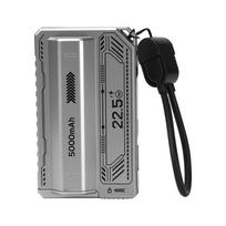 1*21700 Power Bank Case Solder-Free DIY PD 20W Fast Charging Detachable Dual-Cable Type-C Design for Outdoor Commuting