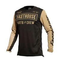 2024 new FASTHOUSE outdoor cross-country motorcycle riding quick-drying long-sleeved T-shirt mountain bike downhill suit XXS